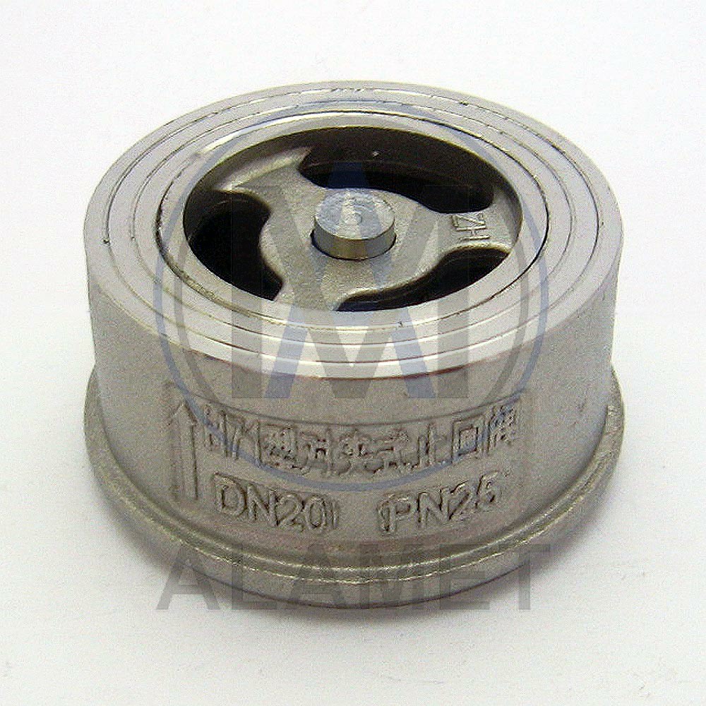 Обратный клапан 1 ” H71W межфланцевый AISI 304