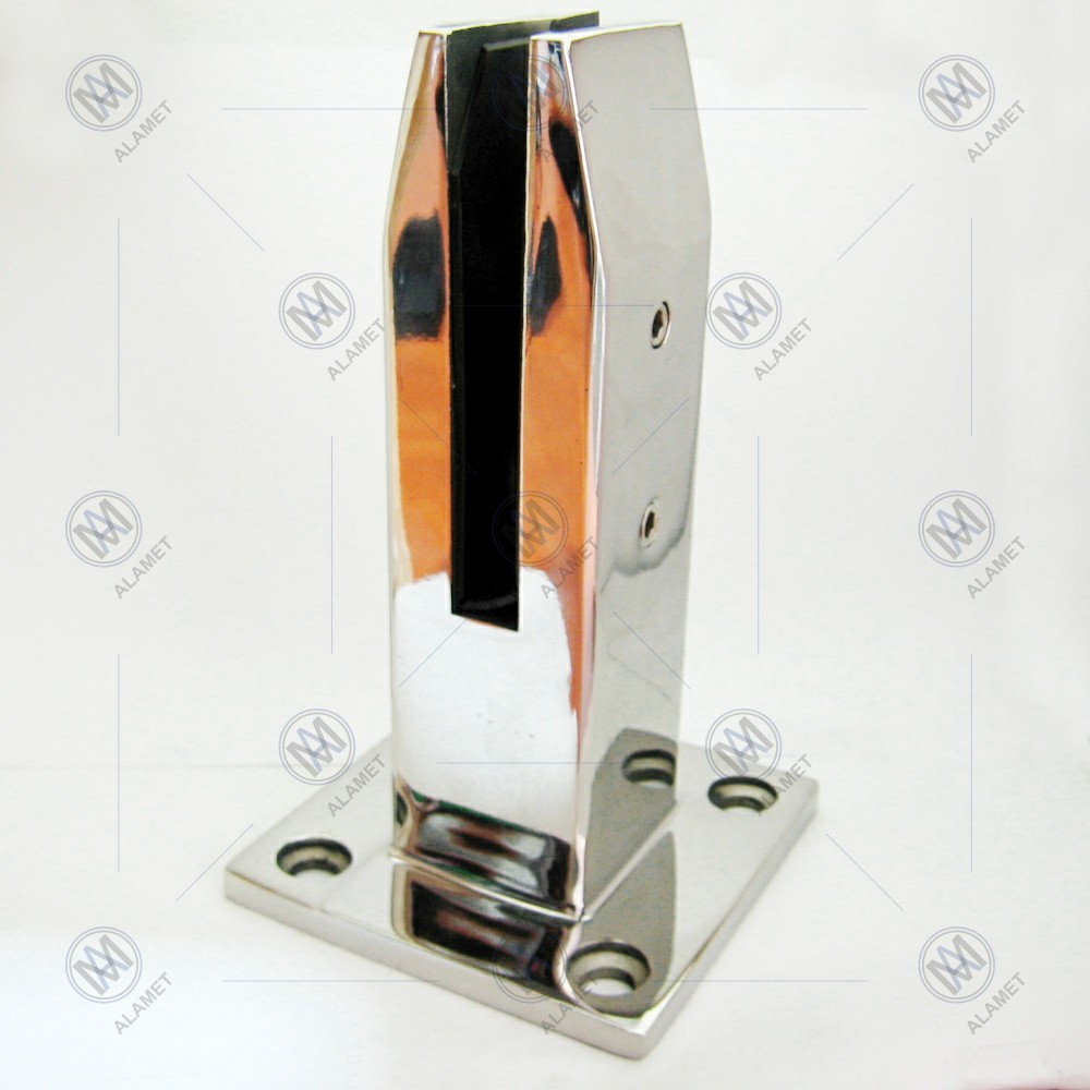 Стеклодержатель напольный квадратный SP1003 H180 mm AISI 304